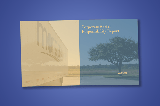 Cover Of Morgan's Corporate Social Responsibility Report