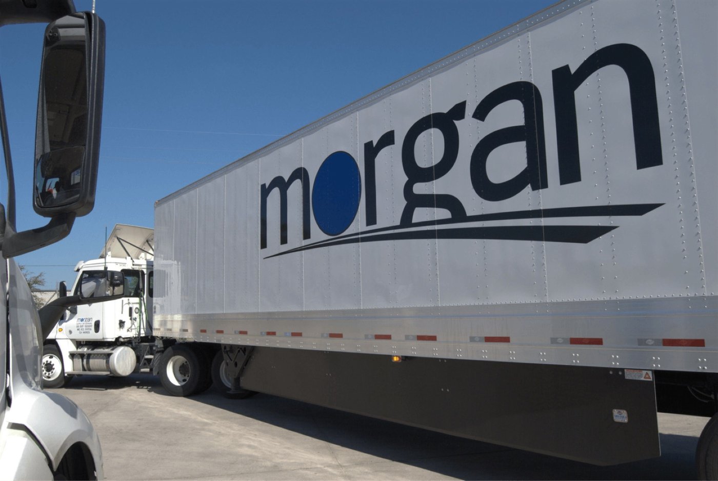 Morgan trailer at a loading yard